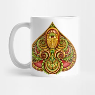 Decorative Pike, Ethnic Design Element Mug